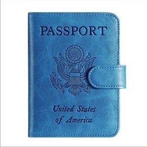Passport Holder Cover Wallet RFID Blocking Leather